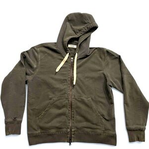 Buck Mason Green Lightweight Shirt Jacket